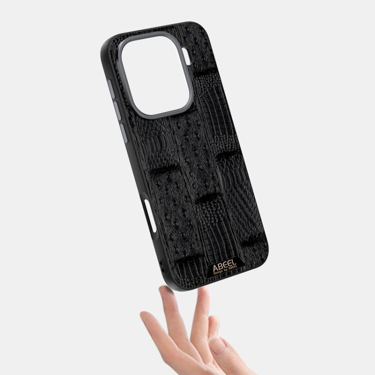 ABEEL Beast Pattern 6D Micro-Embossed MagSafe Genuine Leather Phone Case engabe5996 OnePlus &amp; OPPO Accessories - APEXEL INDIA - Mobile Lens - Mobile Camera Lens - Cellphone Accessories - Phone Lens - Smartphone Lens