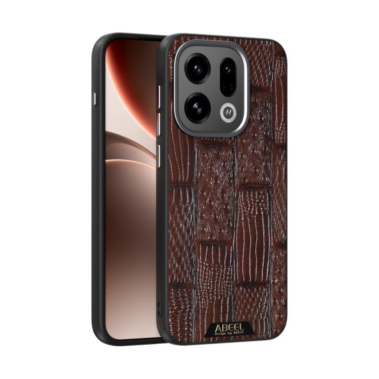 ABEEL Beast Pattern 6D Micro-Embossed MagSafe Genuine Leather Phone Case engabe5996 OnePlus &amp; OPPO Accessories - APEXEL INDIA - Mobile Lens - Mobile Camera Lens - Cellphone Accessories - Phone Lens - Smartphone Lens