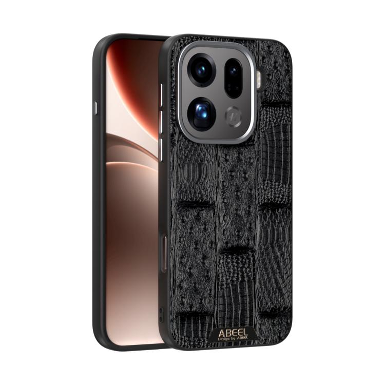ABEEL Beast Pattern 6D Micro-Embossed MagSafe Genuine Leather Phone Case engabe5996 OnePlus &amp; OPPO Accessories - APEXEL INDIA - Mobile Lens - Mobile Camera Lens - Cellphone Accessories - Phone Lens - Smartphone Lens