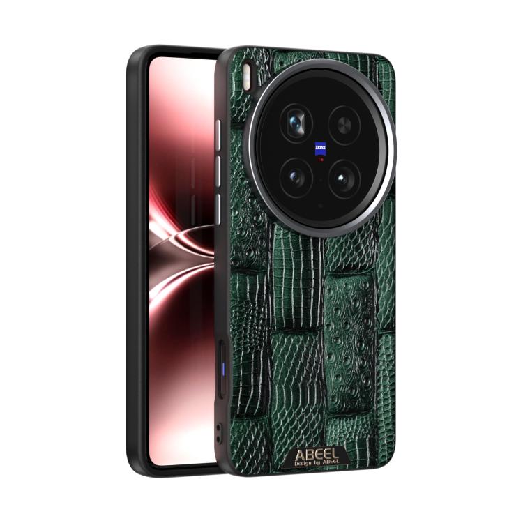 ABEEL Beast Pattern 6D Micro-Embossed MagSafe Genuine Leather Phone Case engabe5997 OnePlus &amp; OPPO Accessories - APEXEL INDIA - Mobile Lens - Mobile Camera Lens - Cellphone Accessories - Phone Lens - Smartphone Lens