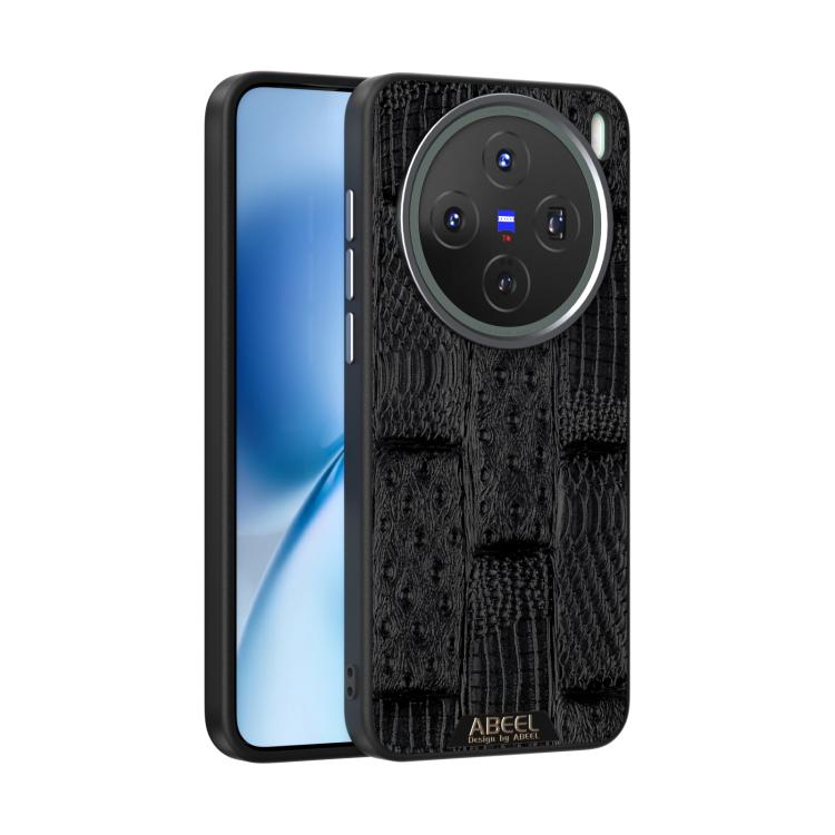 ABEEL Beast Pattern 6D Micro-Embossed MagSafe Genuine Leather Phone Case engabe5997 OnePlus & OPPO Accessories - APEXEL INDIA - Mobile Lens - Mobile Camera Lens - Cellphone Accessories - Phone Lens - Smartphone Lens