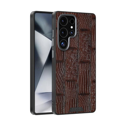 ABEEL Beast Pattern 6D Micro-Embossed MagSafe Genuine Leather Phone Case, For Samsung Galaxy S25 Edge 5G, For Samsung Galaxy S25 5G, For Samsung Galaxy S25+ 5G, For Samsung Galaxy S25 Ultra 5G, For Samsung Galaxy S24 FE 5G, For Samsung Galaxy S24 Ultra 5G Samsung Accessories - APEXEL INDIA - Mobile Lens - Mobile Camera Lens - Cellphone Accessories - Phone Lens - Smartphone Lens