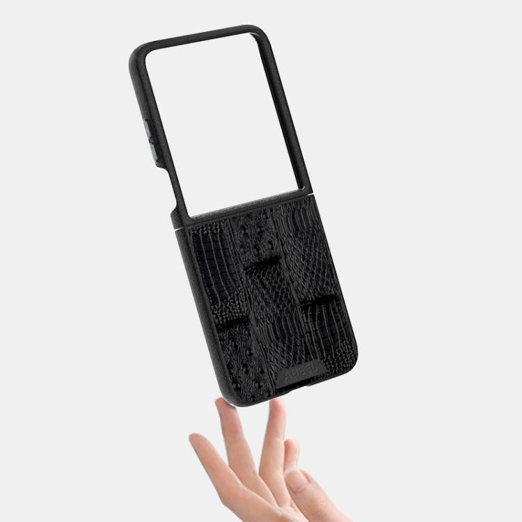 ABEEL Beast Pattern 6D Micro-Embossed MagSafe Genuine Leather Phone Case, For Xiaomi Mix Flip, For Xiaomi Mix Fold 4 engabe3809 Xiaomi Accessories - APEXEL INDIA - Mobile Lens - Mobile Camera Lens - Cellphone Accessories - Phone Lens - Smartphone Lens
