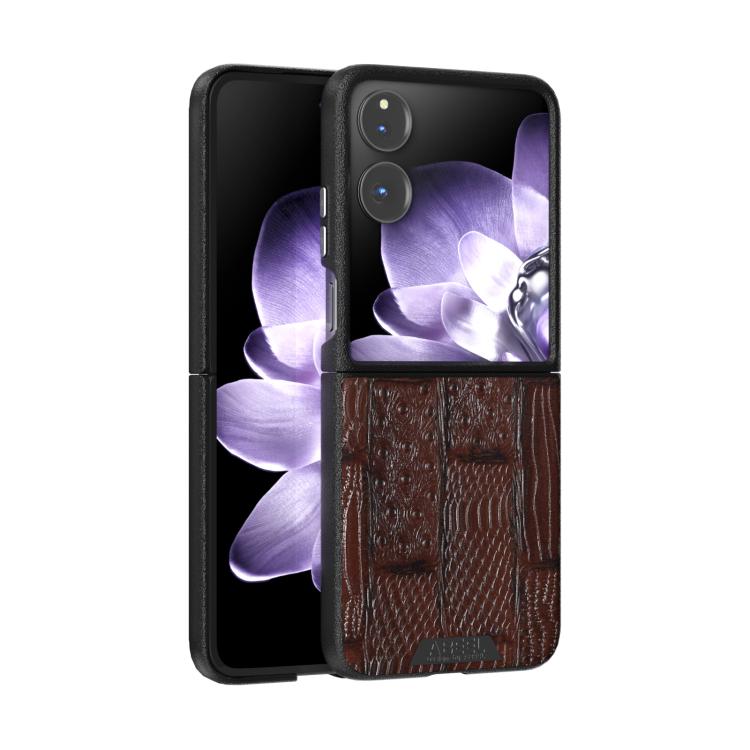 ABEEL Beast Pattern 6D Micro-Embossed MagSafe Genuine Leather Phone Case, For Xiaomi Mix Flip, For Xiaomi Mix Fold 4 engabe3809 Xiaomi Accessories - APEXEL INDIA - Mobile Lens - Mobile Camera Lens - Cellphone Accessories - Phone Lens - Smartphone Lens