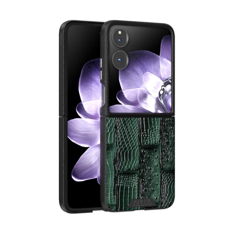 ABEEL Beast Pattern 6D Micro-Embossed MagSafe Genuine Leather Phone Case, For Xiaomi Mix Flip, For Xiaomi Mix Fold 4 engabe3809 Xiaomi Accessories - APEXEL INDIA - Mobile Lens - Mobile Camera Lens - Cellphone Accessories - Phone Lens - Smartphone Lens