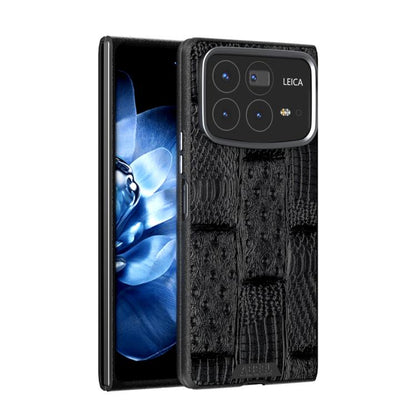 ABEEL Beast Pattern 6D Micro-Embossed MagSafe Genuine Leather Phone Case, For Xiaomi Mix Flip, For Xiaomi Mix Fold 4 engabe3809 Xiaomi Accessories - APEXEL INDIA - Mobile Lens - Mobile Camera Lens - Cellphone Accessories - Phone Lens - Smartphone Lens