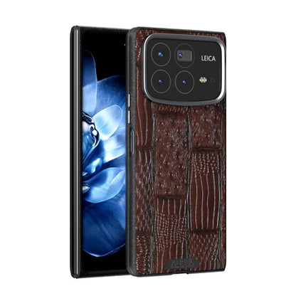 ABEEL Beast Pattern 6D Micro-Embossed MagSafe Genuine Leather Phone Case, For Xiaomi Mix Flip, For Xiaomi Mix Fold 4 engabe3809 Xiaomi Accessories - APEXEL INDIA - Mobile Lens - Mobile Camera Lens - Cellphone Accessories - Phone Lens - Smartphone Lens