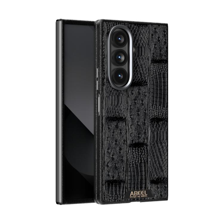 ABEEL Beast Pattern 6D Micro-Embossed MagSafe Genuine Leather Phone Case Samsung Accessories - APEXEL INDIA - Mobile Lens - Mobile Camera Lens - Cellphone Accessories - Phone Lens - Smartphone Lens