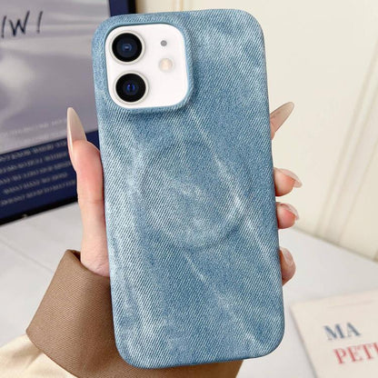 Denim MagSafe Magnetic PC + PU Phone Case, For iPhone 12 / 12 Pro, For iPhone 12 Pro Max Apple Accessories engden5669 More iPhone Cases - APEXEL INDIA - Mobile Lens - Mobile Camera Lens - Cellphone Accessories - Phone Lens - Smartphone Lens