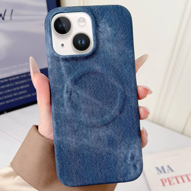 Denim MagSafe Magnetic PC + PU Phone Case, For iPhone 14 Pro Max, For iPhone 13 Pro Max, For iPhone 13 Pro, For iPhone 13