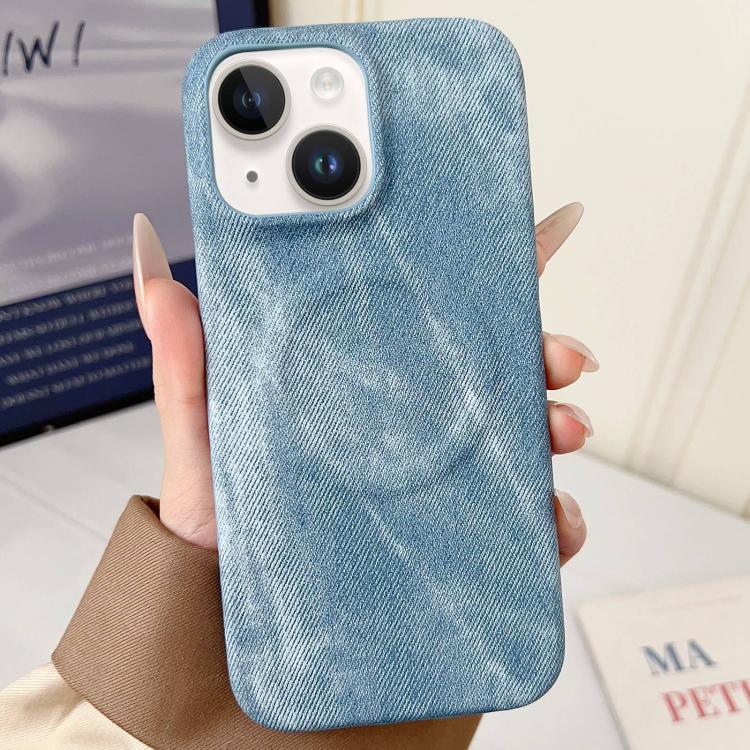 Denim MagSafe Magnetic PC + PU Phone Case, For iPhone 14 Pro Max, For iPhone 13 Pro Max, For iPhone 13 Pro, For iPhone 13