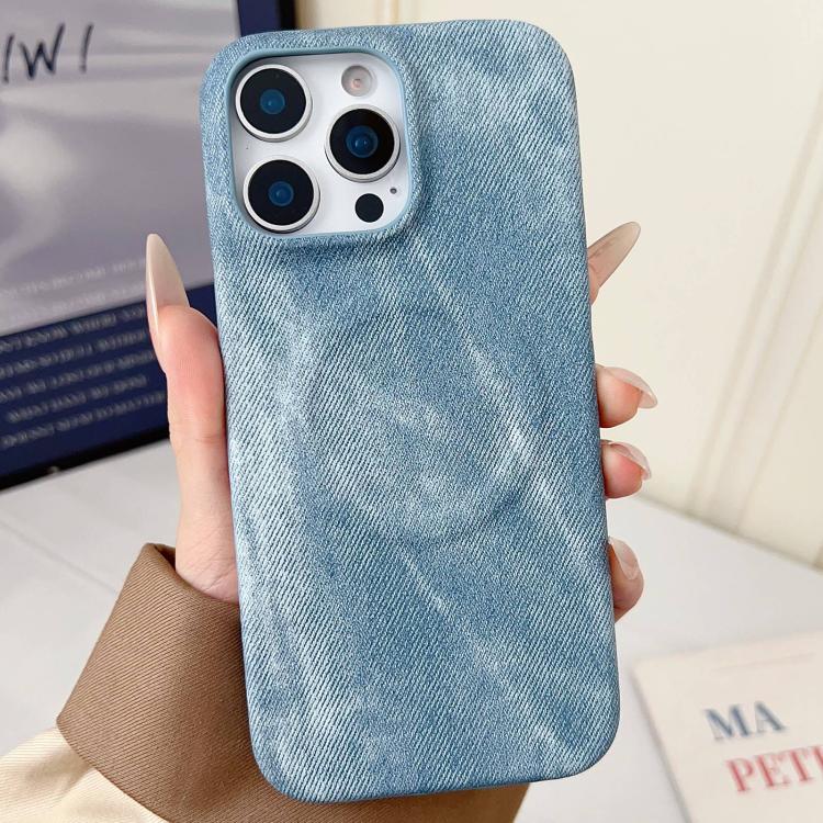 Denim MagSafe Magnetic PC + PU Phone Case, For iPhone 14 Pro Max, For iPhone 13 Pro Max, For iPhone 13 Pro, For iPhone 13