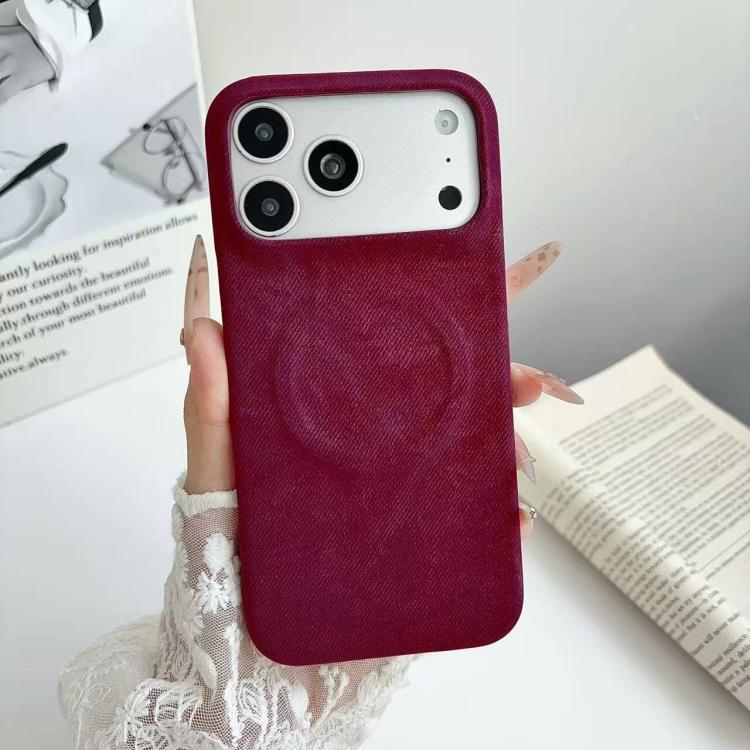 Denim MagSafe Magnetic PC + PU Phone Case, For iPhone 14 Pro Max, For iPhone 13 Pro Max, For iPhone 13 Pro, For iPhone 13