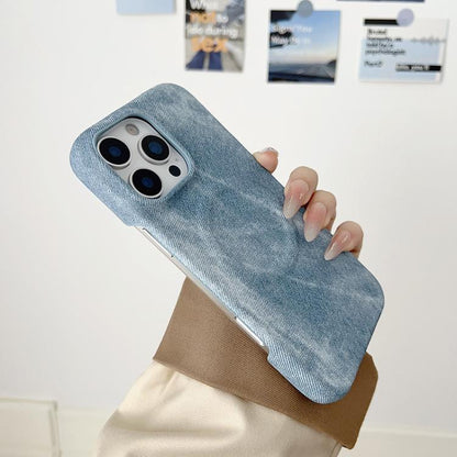 Denim MagSafe Magnetic PC + PU Phone Case, For iPhone 14 Pro Max, For iPhone 13 Pro Max, For iPhone 13 Pro, For iPhone 13
