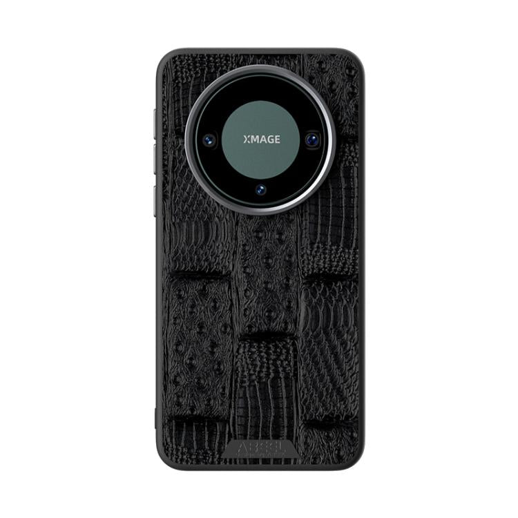ABEEL Beast Pattern 6D Micro-Embossed MagSafe Genuine Leather Phone Case, For Huawei Mate 60 engabe3831 Mobile Accessories - APEXEL INDIA - Mobile Lens - Mobile Camera Lens - Cellphone Accessories - Phone Lens - Smartphone Lens