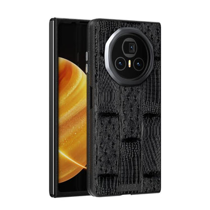 ABEEL Beast Pattern 6D Micro-Embossed MagSafe Genuine Leather Phone Case, For Honor Magic V3, For Honor Magic Vs3 engabe3833 Mobile Accessories - APEXEL INDIA - Mobile Lens - Mobile Camera Lens - Cellphone Accessories - Phone Lens - Smartphone Lens