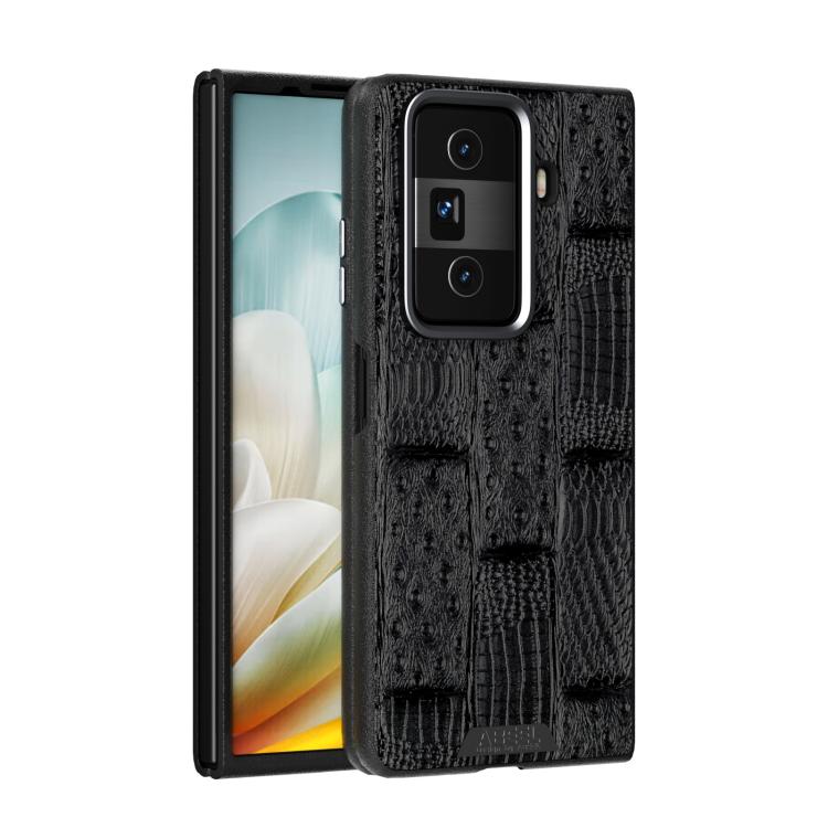 ABEEL Beast Pattern 6D Micro-Embossed MagSafe Genuine Leather Phone Case, For Honor Magic V3, For Honor Magic Vs3 engabe3833 Mobile Accessories - APEXEL INDIA - Mobile Lens - Mobile Camera Lens - Cellphone Accessories - Phone Lens - Smartphone Lens
