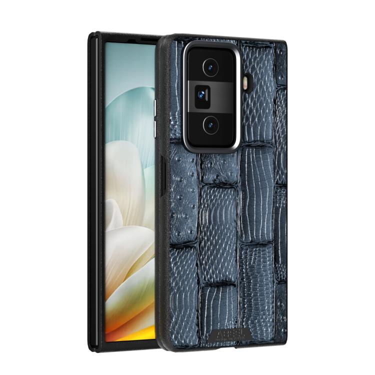 ABEEL Beast Pattern 6D Micro-Embossed MagSafe Genuine Leather Phone Case, For Honor Magic V3, For Honor Magic Vs3 engabe3833 Mobile Accessories - APEXEL INDIA - Mobile Lens - Mobile Camera Lens - Cellphone Accessories - Phone Lens - Smartphone Lens