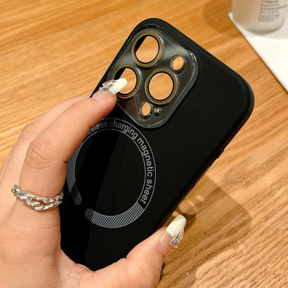 Small Window Acrylic Glass Lens MagSafe Silicone Phone Case, For iPhone 11 Pro Apple Accessories engsma5191 More iPhone Cases - APEXEL INDIA - Mobile Lens - Mobile Camera Lens - Cellphone Accessories - Phone Lens - Smartphone Lens