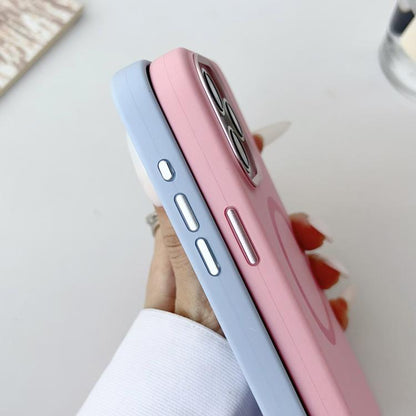 Metal Frame Liquid Silicone MagSafe Phone Case, For iPhone 13 Pro, For iPhone 12 Pro Max Apple Accessories engmet5203 More iPhone Cases - APEXEL INDIA - Mobile Lens - Mobile Camera Lens - Cellphone Accessories - Phone Lens - Smartphone Lens