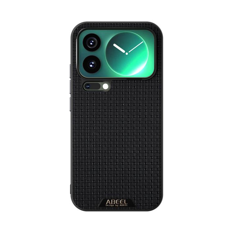 ABEEL Ruyi Pattern 6D Micro Relief MagSafe Leather Phone Case