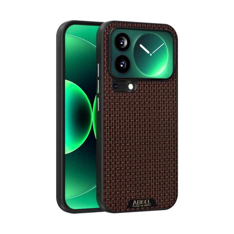 ABEEL Ruyi Pattern 6D Micro Relief MagSafe Leather Phone Case