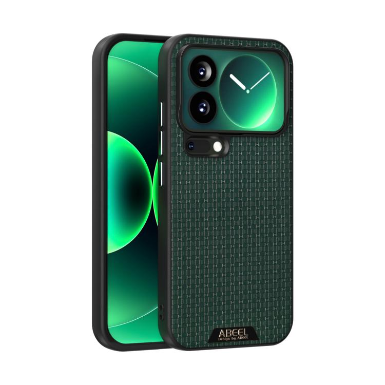 ABEEL Ruyi Pattern 6D Micro Relief MagSafe Leather Phone Case
