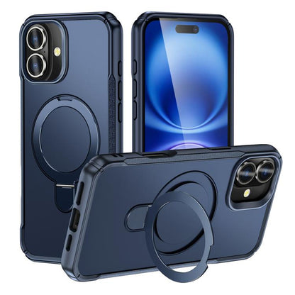 Skin Feel Magnetic Holder MagSafe Phone Case, For iPhone 16e, For iPhone 16 Pro Max, For iPhone 16 Pro, For iPhone 16 Plus Apple Accessories engski5212 iPhone 16e - APEXEL INDIA - Mobile Lens - Mobile Camera Lens - Cellphone Accessories - Phone Lens - Smartphone Lens