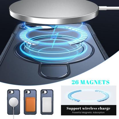 Skin Feel Magnetic Holder MagSafe Phone Case, For iPhone 16e, For iPhone 16 Pro Max, For iPhone 16 Pro, For iPhone 16 Plus Apple Accessories engski5212 iPhone 16e - APEXEL INDIA - Mobile Lens - Mobile Camera Lens - Cellphone Accessories - Phone Lens - Smartphone Lens