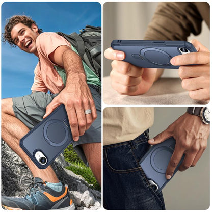 Skin Feel Magnetic Holder MagSafe Phone Case, For iPhone 16e, For iPhone 16 Pro Max, For iPhone 16 Pro, For iPhone 16 Plus Apple Accessories engski5212 iPhone 16e - APEXEL INDIA - Mobile Lens - Mobile Camera Lens - Cellphone Accessories - Phone Lens - Smartphone Lens