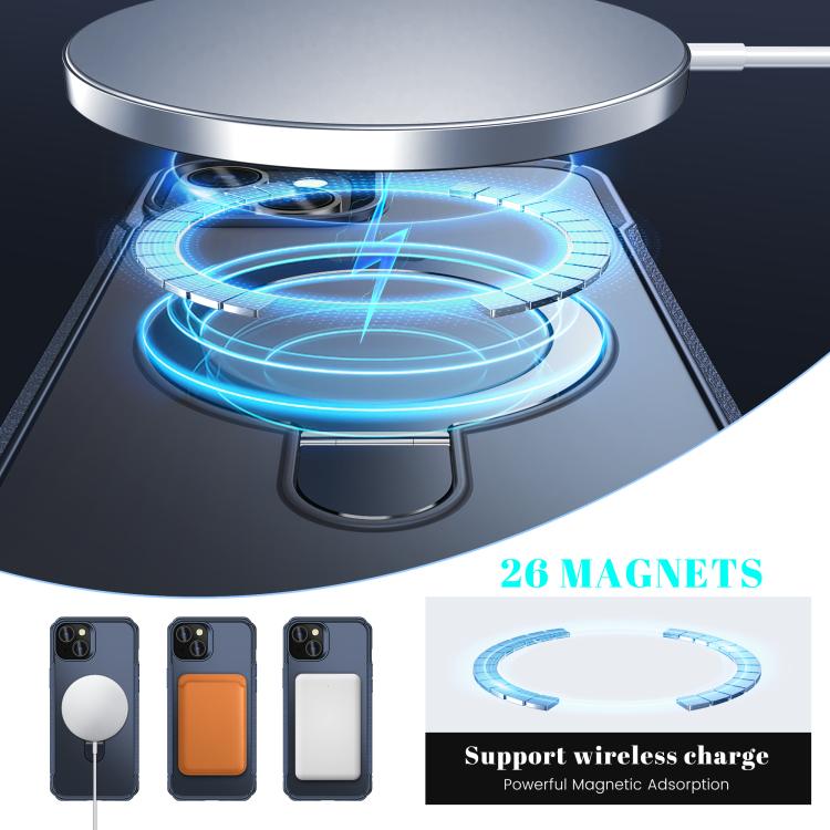 Skin Feel Magnetic Holder MagSafe Phone Case, For iPhone 15, For iPhone 14 / 13, For iPhone 14 Pro Max Apple Accessories engski5212 iPhone 15 - APEXEL INDIA - Mobile Lens - Mobile Camera Lens - Cellphone Accessories - Phone Lens - Smartphone Lens