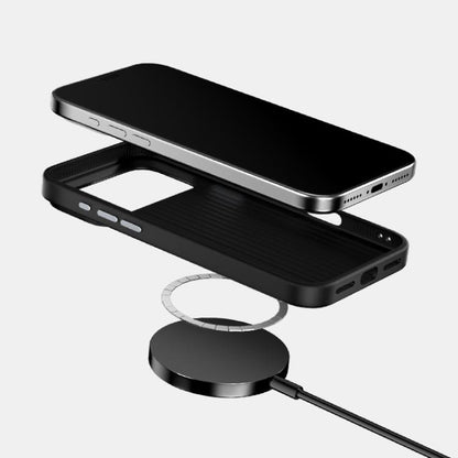 ABEEL Ruyi Pattern 6D Micro Relief MagSafe Leather Phone Case Apple Accessories - APEXEL INDIA - Mobile Lens - Mobile Camera Lens - Cellphone Accessories - Phone Lens - Smartphone Lens
