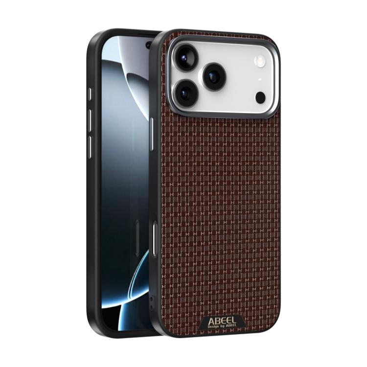 ABEEL Ruyi Pattern 6D Micro Relief MagSafe Leather Phone Case, For iPhone 17e / 16e, For iPhone 17 Pro Max, For iPhone 17 Pro, For iPhone 17, For iPhone Air, For iPhone 16 Pro Max Apple Accessories - APEXEL INDIA - Mobile Lens - Mobile Camera Lens - Cellphone Accessories - Phone Lens - Smartphone Lens