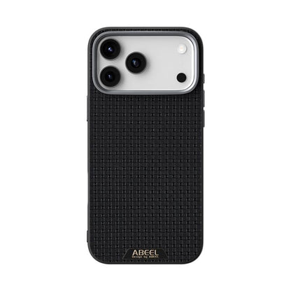 ABEEL Ruyi Pattern 6D Micro Relief MagSafe Leather Phone Case, For iPhone 18 Pro / 17 Pro, For iPhone 18 Pro Max / 17 Pro Max, For iPhone 17e / 16e, For iPhone 17, For iPhone Air, For iPhone 16 Pro Max
