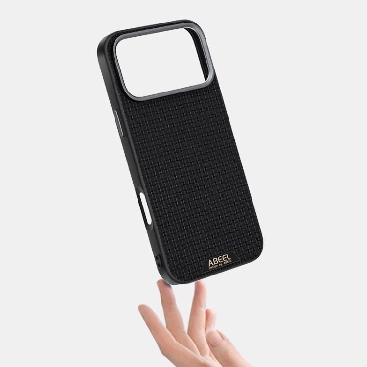 ABEEL Ruyi Pattern 6D Micro Relief MagSafe Leather Phone Case, For iPhone 18 Pro / 17 Pro, For iPhone 18 Pro Max / 17 Pro Max, For iPhone 17e / 16e, For iPhone 17, For iPhone Air, For iPhone 16 Pro Max