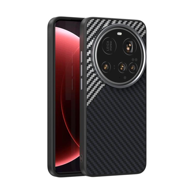 ABEEL C Carbon Fiber Series 6D Micro Relief MagSafe Phone Case, For Xiaomi 15 Ultra engabe3828 Xiaomi Accessories - APEXEL INDIA - Mobile Lens - Mobile Camera Lens - Cellphone Accessories - Phone Lens - Smartphone Lens