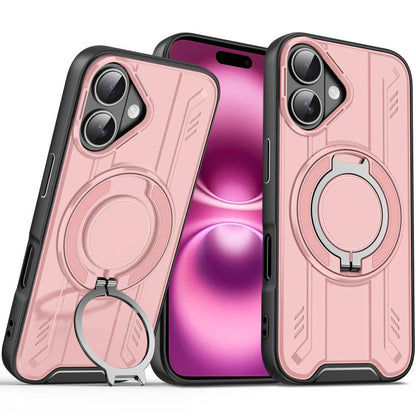 Rotating Ring Holder Magnetic MagSafe Phone Case, For iPhone 16e, For iPhone 16 Pro Max, For iPhone 16 Pro, For iPhone 16 Plus Apple Accessories engrot5274 iPhone 16e - APEXEL INDIA - Mobile Lens - Mobile Camera Lens - Cellphone Accessories - Phone Lens - Smartphone Lens