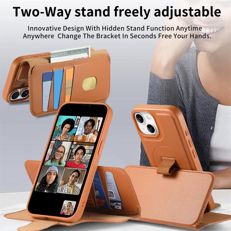 CaseNeo Finger Grip Strap MagSafe Leather Phone Case, For iPhone 15, For iPhone 14 / 13, For iPhone 14 Pro, For iPhone 14 Pro Max Apple Accessories engcas5243 iPhone 15 - CaseNeo - Mobile Lens - Mobile Camera Lens - Cellphone Accessories - Phone Lens - Smartphone Lens