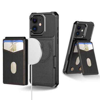 2-in-1 Magnetic Wallet MagSafe Leather Back Phone Case, For iPhone 12 Pro Max, For iPhone 11 Pro Max, For iPhone 11, For iPhone 11 Pro Apple Accessories eng2-i5268 More iPhone Cases - APEXEL INDIA - Mobile Lens - Mobile Camera Lens - Cellphone Accessories - Phone Lens - Smartphone Lens