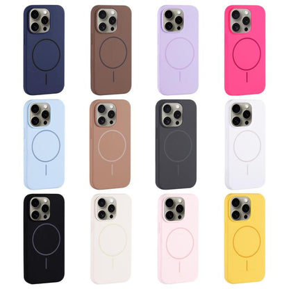 Large Hole Camera MagSafe Liquid Silicone Full Coverage Phone Case, For iPhone 11 Pro Max, For iPhone 11