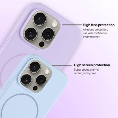 Large Hole Camera MagSafe Liquid Silicone Full Coverage Phone Case, For iPhone 11 Pro