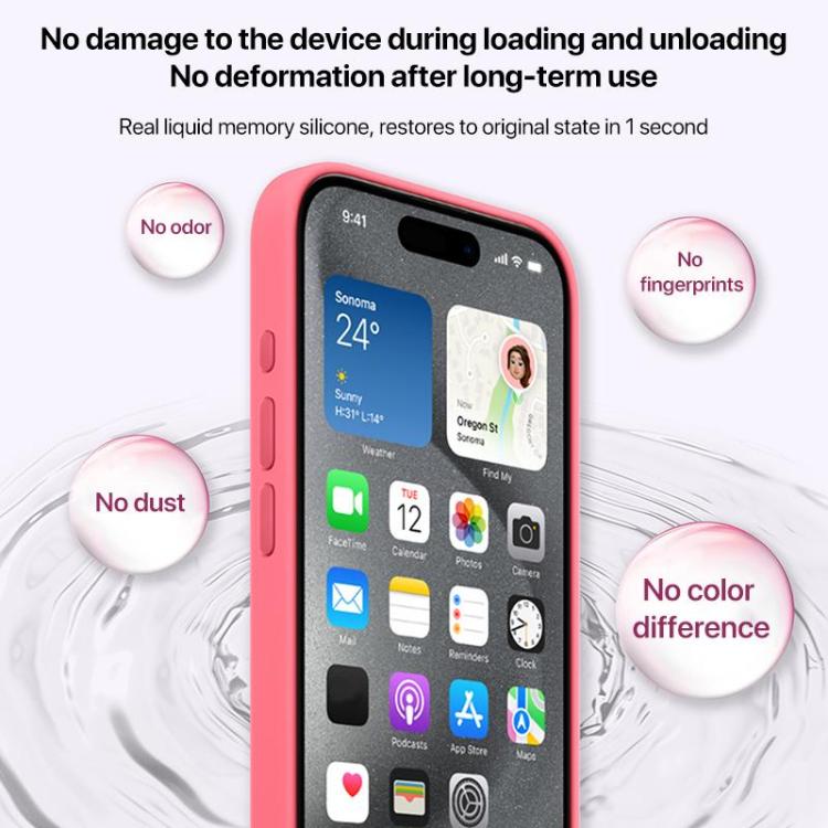 Large Hole Camera MagSafe Liquid Silicone Full Coverage Phone Case, For iPhone 11 Pro
