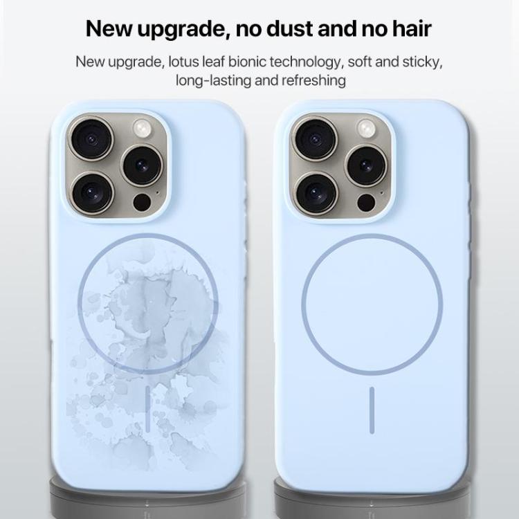 Large Hole Camera MagSafe Liquid Silicone Full Coverage Phone Case, For iPhone 11 Pro
