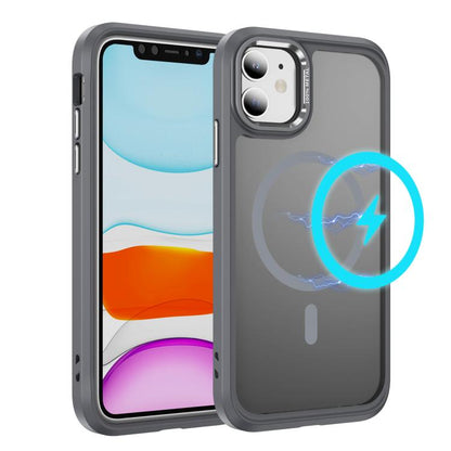 Hardware Lens Protection MagSafe Magnetic PC Hybrid TPU Phone Case, For iPhone 13 Pro, For iPhone 12 / 12 Pro, For iPhone 11 Apple Accessories enghar5275 More iPhone Cases - APEXEL INDIA - Mobile Lens - Mobile Camera Lens - Cellphone Accessories - Phone Lens - Smartphone Lens