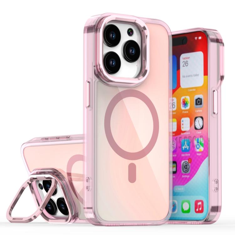 Plating Gradient Discolor MagSafe Phone Case with Holder, For iPhone 16 Pro Max, For iPhone 16 Pro, For iPhone 15 Pro Max, For iPhone 15 Pro Apple Accessories engpla5317 iPhone 16 Pro Max - APEXEL INDIA - Mobile Lens - Mobile Camera Lens - Cellphone Accessories - Phone Lens - Smartphone Lens
