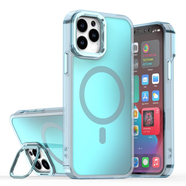 Plating Gradient Discolor MagSafe Phone Case with Holder, For iPhone 12 / 12 Pro, For iPhone 12 Pro Max, For iPhone 11 Apple Accessories engpla5278 More iPhone Cases - APEXEL INDIA - Mobile Lens - Mobile Camera Lens - Cellphone Accessories - Phone Lens - Smartphone Lens