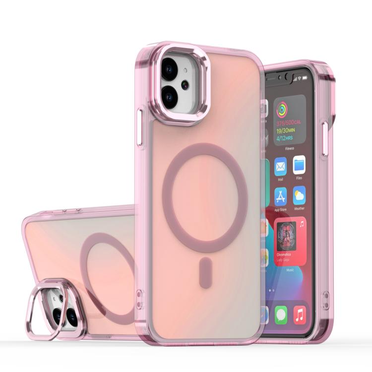 Plating Gradient Discolor MagSafe Phone Case with Holder, For iPhone 12 / 12 Pro, For iPhone 12 Pro Max, For iPhone 11 Apple Accessories engpla5278 More iPhone Cases - APEXEL INDIA - Mobile Lens - Mobile Camera Lens - Cellphone Accessories - Phone Lens - Smartphone Lens