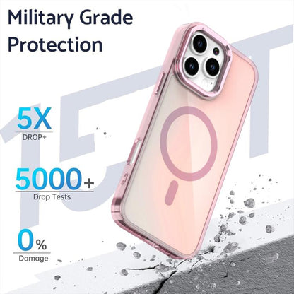 Plating Gradient Discolor MagSafe Phone Case with Holder, For iPhone 16 Pro Max, For iPhone 16 Pro, For iPhone 15 Pro Max, For iPhone 15 Pro Apple Accessories engpla5317 iPhone 16 Pro Max - APEXEL INDIA - Mobile Lens - Mobile Camera Lens - Cellphone Accessories - Phone Lens - Smartphone Lens