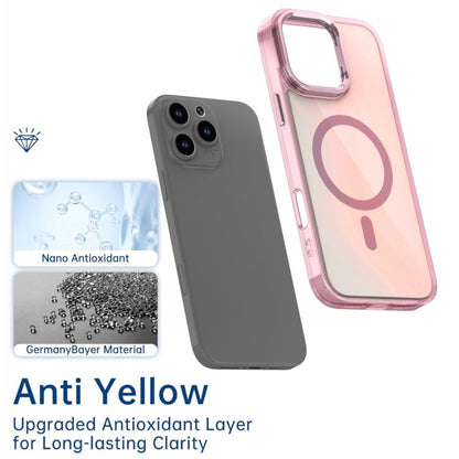 Plating Gradient Discolor MagSafe Phone Case with Holder, For iPhone 16 Pro Max, For iPhone 16 Pro, For iPhone 15 Pro Max, For iPhone 15 Pro Apple Accessories engpla5317 iPhone 16 Pro Max - APEXEL INDIA - Mobile Lens - Mobile Camera Lens - Cellphone Accessories - Phone Lens - Smartphone Lens