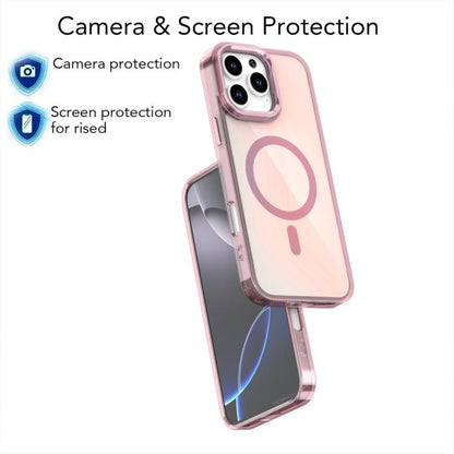 Plating Gradient Discolor MagSafe Phone Case with Holder, For iPhone 16 Pro Max, For iPhone 16 Pro, For iPhone 15 Pro Max, For iPhone 15 Pro Apple Accessories engpla5317 iPhone 16 Pro Max - APEXEL INDIA - Mobile Lens - Mobile Camera Lens - Cellphone Accessories - Phone Lens - Smartphone Lens